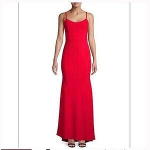 Dress The Population Jodi Mermaid Red Dress